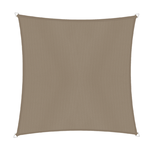 Windhager Sonnensegel SunSail CANNES Quadrat 5x5m - taupe