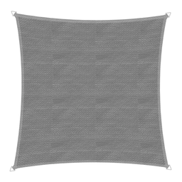 Windhager CAPRI Square SunSail 5x5m - Grey