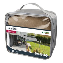 Windhager Sonnensegel CAPRI Quadrat 5x5m - schilf