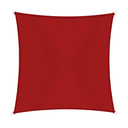 Windhager CANNES Square SunSail 4x4m - Red