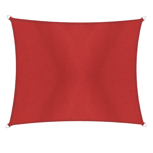 Windhager Auvent SunSail CANNES Rectangle 4x5m - Rouge