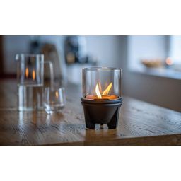 Szélvédő üveg búra Schmelzfeuer® Lava fekete - kicsi viaszégetőhöz - 1 db