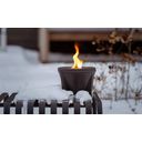 Téli- és Védőburkolat Schmelzfeuer® Lava fekete - nagy viaszégetőhöz - 1 db