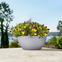 Lechuza CUBETO Stone 40 Planter - Stone Grey