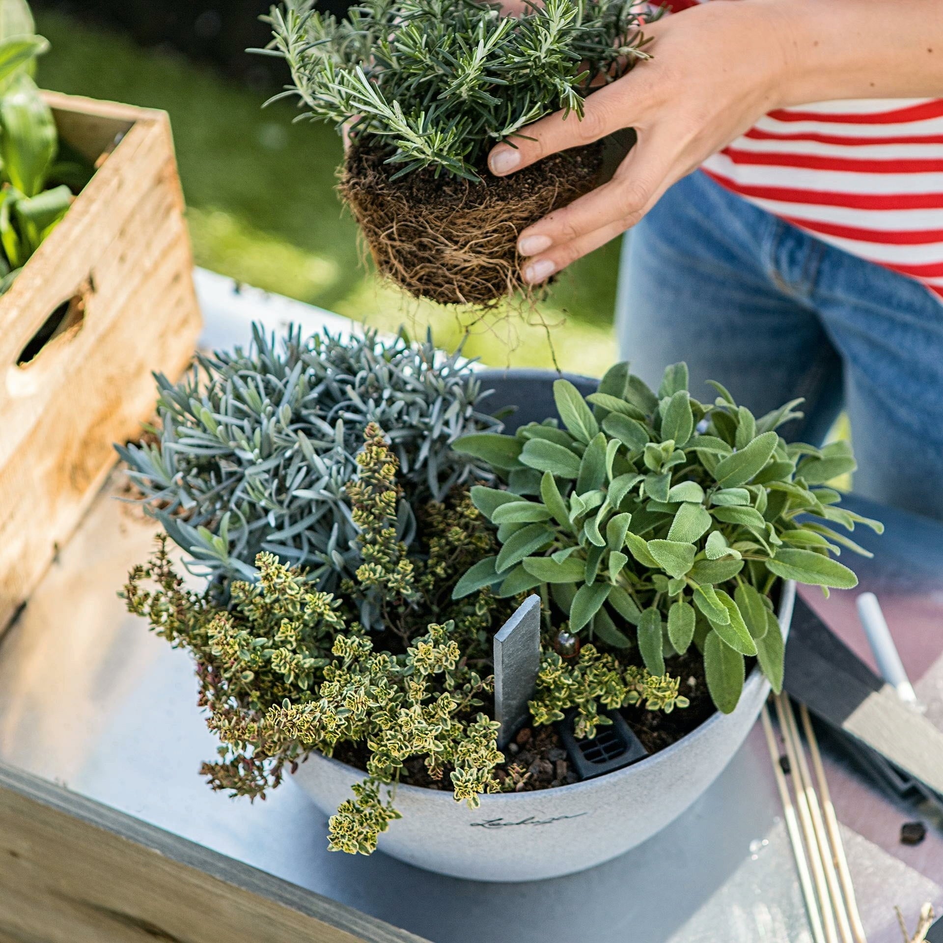 Lechuza CUBETO Stone 40 Planter