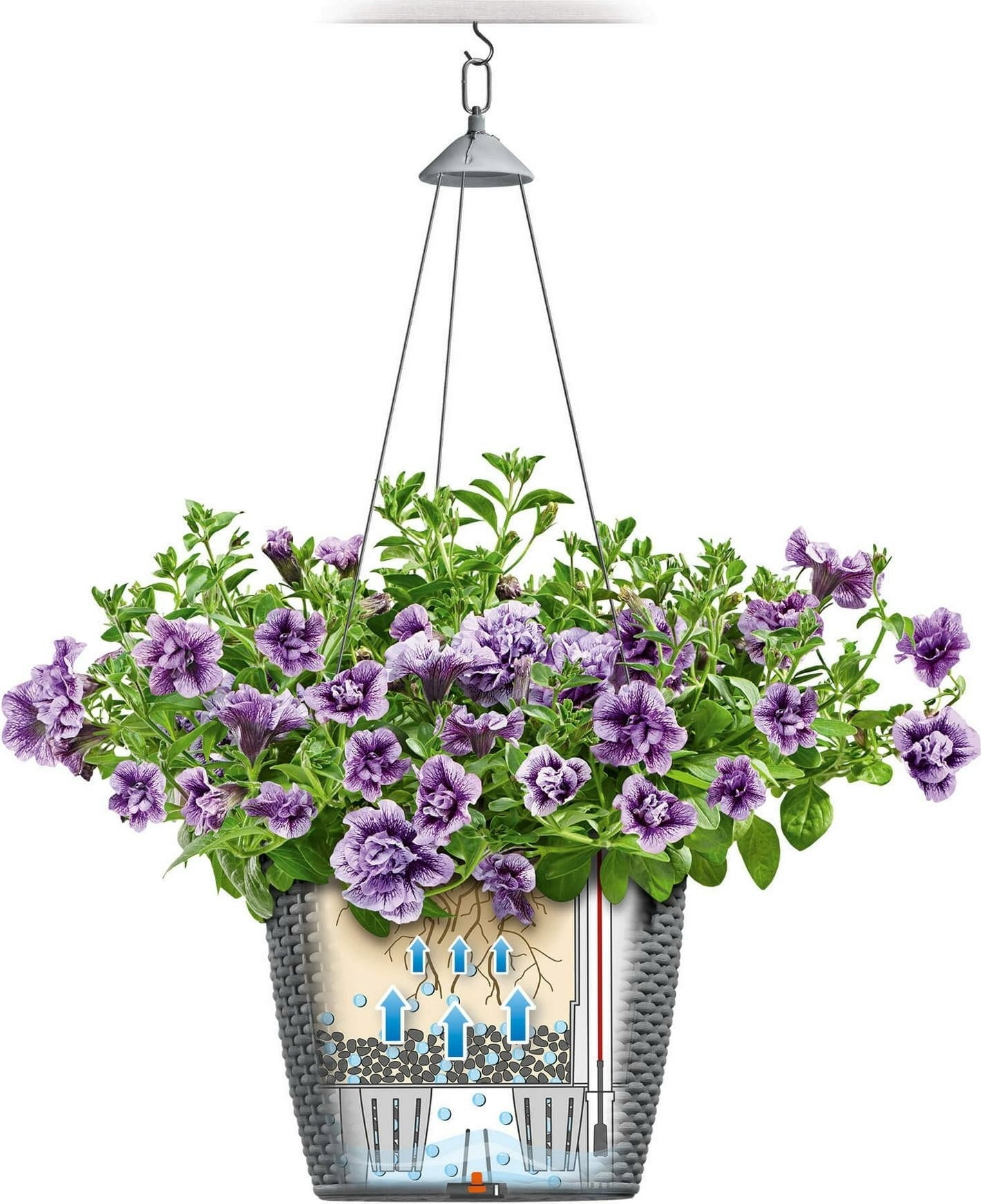 Lechuza Pot de Fleurs Suspendu NIDO Cottage 35