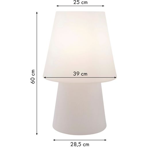 Indoor & Outdoor Light / All Seasons - No. 1 / Height 60 cm - white