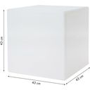 8 seasons design Leuchtwürfel Shining Cube (LED) - Höhe 43 cm