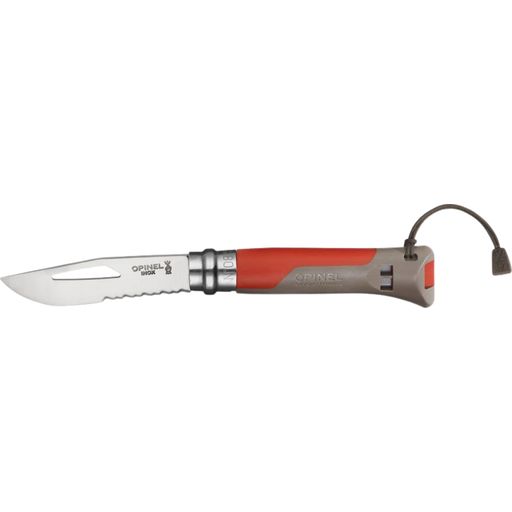 Opinel Couteau Pliant Outdoor N°08 Rouge - 1 pcs