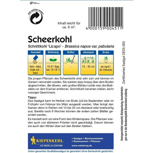 Kiepenkerl Scheerkohl - 1 Pkg