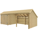 Multi Garden Shed With 3 Modules And Double Door - 1 Set