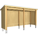 Nordic Multi Garden Shed, 2 Modules With Accessories 4.7m²