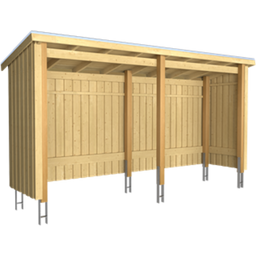 Nordic Multi Garden Shed, 2 Modules With Accessories 4.7m² - 1 Set