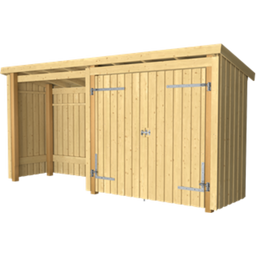 Nordic Multi Garden Shed 2 Modules With A Double Door 4.7m² - 1 Set