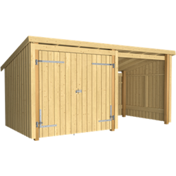 Nordic Multi Garden Shed 2 Modules With Double Door 9.5m²