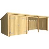 Nordic Multi Garden Shed 3 Modules With Double Door