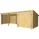 Nordic Multi Garden Shed 3 Modules With Double Door - 1 Set
