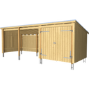 Nordic Garden Shed With Double Doors And Accessories - 1 Set