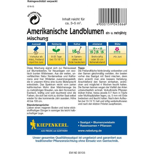 Kiepenkerl American Country Flowers Mix - 1 Pkg