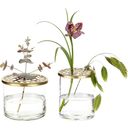 Villa Collection ELVA váza szett - Üvegből és sárgarézből - 1 szett