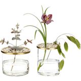 Villa Collection ELVA váza szett - Üvegből és sárgarézből