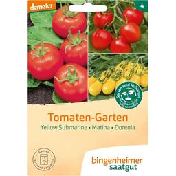Bingenheimer Saatgut Paradižnik-mešanica "Tomaten-Garten"
