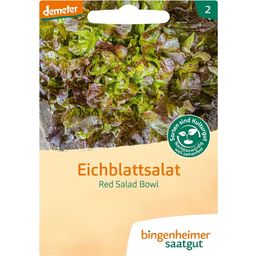 Bingenheimer Saatgut Eichblatt-Salat "Red Salad Bowl"