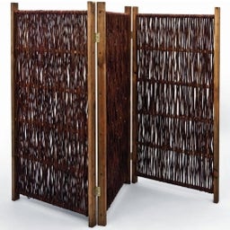NOOR Weiden-Paravent/Sichtschutz - H 150 x B 180 cm 3-teilig