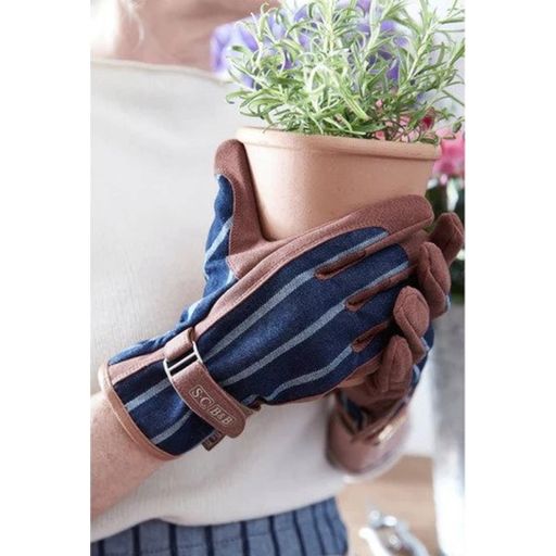 Sophie Conran - Blue Ticking Gardener's Gloves - 1 item