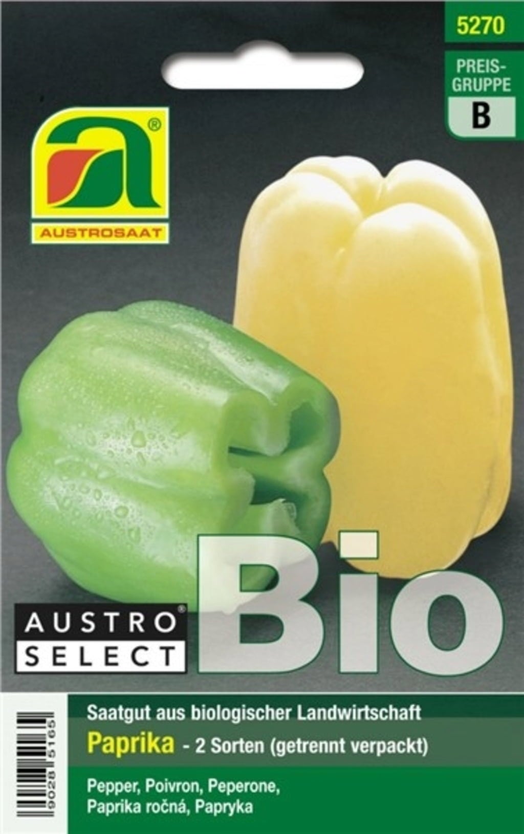 AUSTROSAAT Bio Paprika "WE 880 und Gelber Block"