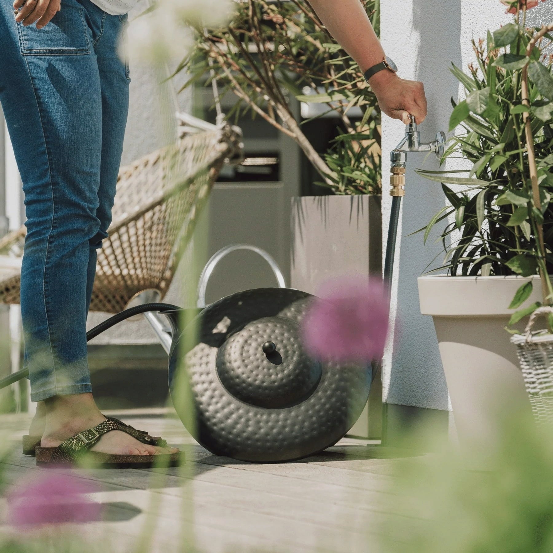 Livlig Round Hose Pot - Anthracite
