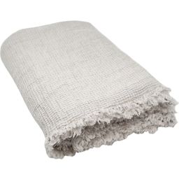 Livlig53 Silver Grey Oversize Linen Blanket