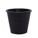 FAIR ZONE Natural Rubber Planter - 6 Pack - Black