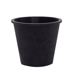FAIR ZONE Natural Rubber Planter - 6 Pack - Black