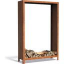 FORNO Corten Steel Wood Storage - 120 x 40 x 180 cm