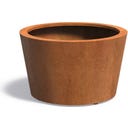 ADEZZ Pflanzgefäß Conic aus Cortenstahl - Ø 100 x 60 cm