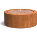 ADEZZ Wassertisch Rund aus Corten Stahl - 100 x 40 cm