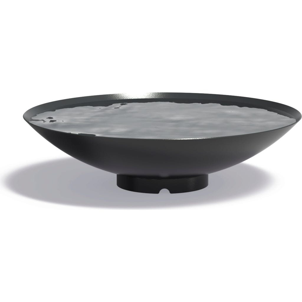 Bol à Granulés En Acier Noir 210 X 210 X 500 Mm - Récipient Charbon Pellets FIREFIX