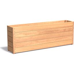 ADEZZ Carrez Hardwood Planter - Rectangular - 200 x 40 x 72 cm