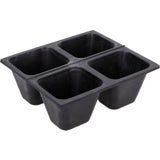 FAIR ZONE Natural Rubber Seedling Pot Tray - Large
