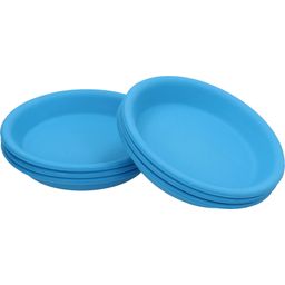 FAIR ZONE Natural Rubber Pot Coasters, 6 Pack - Petrol