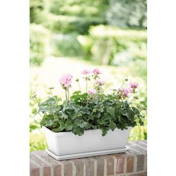 elho barcelona trough, 90 cm - bianco