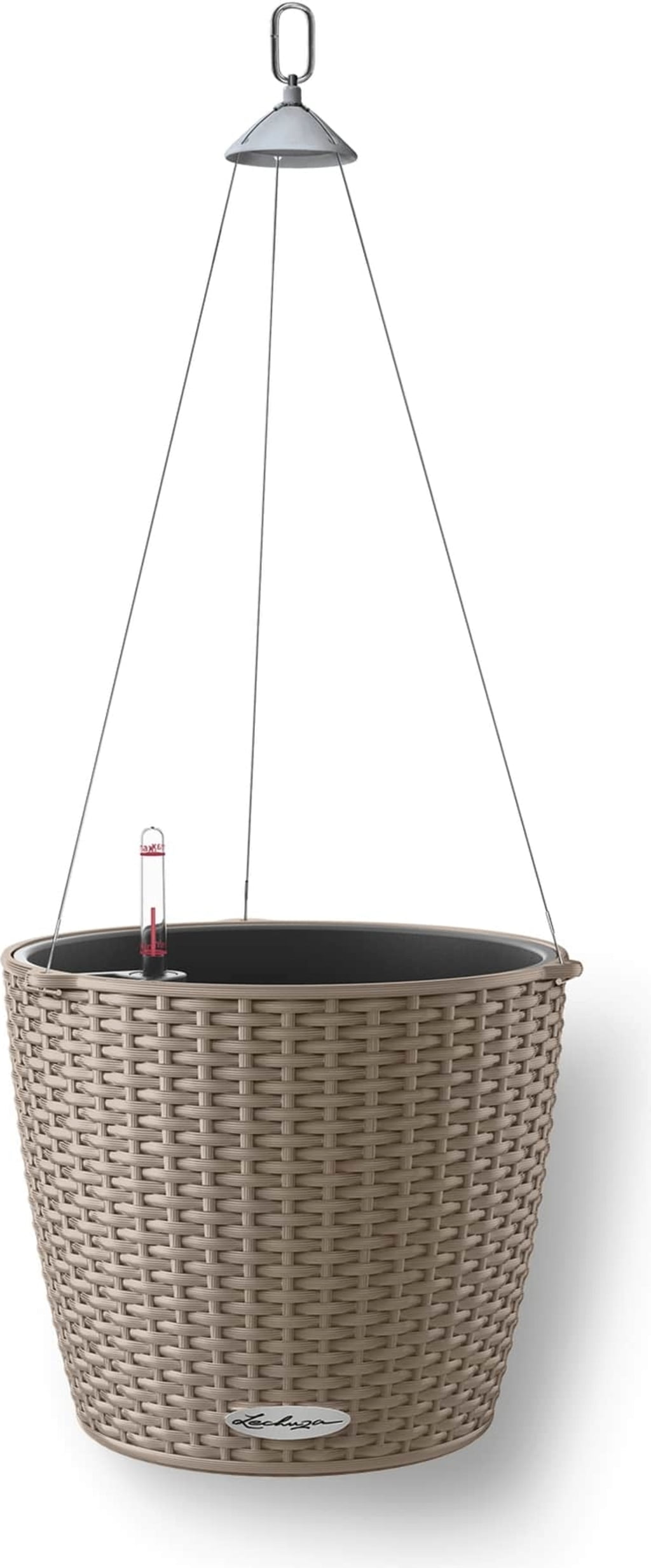 Pot de Fleurs Suspendu NIDO Cottage 28, Brun sable