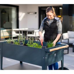 Herstera Swivel Herb Factory Mobile Raised Bed - Anthracite