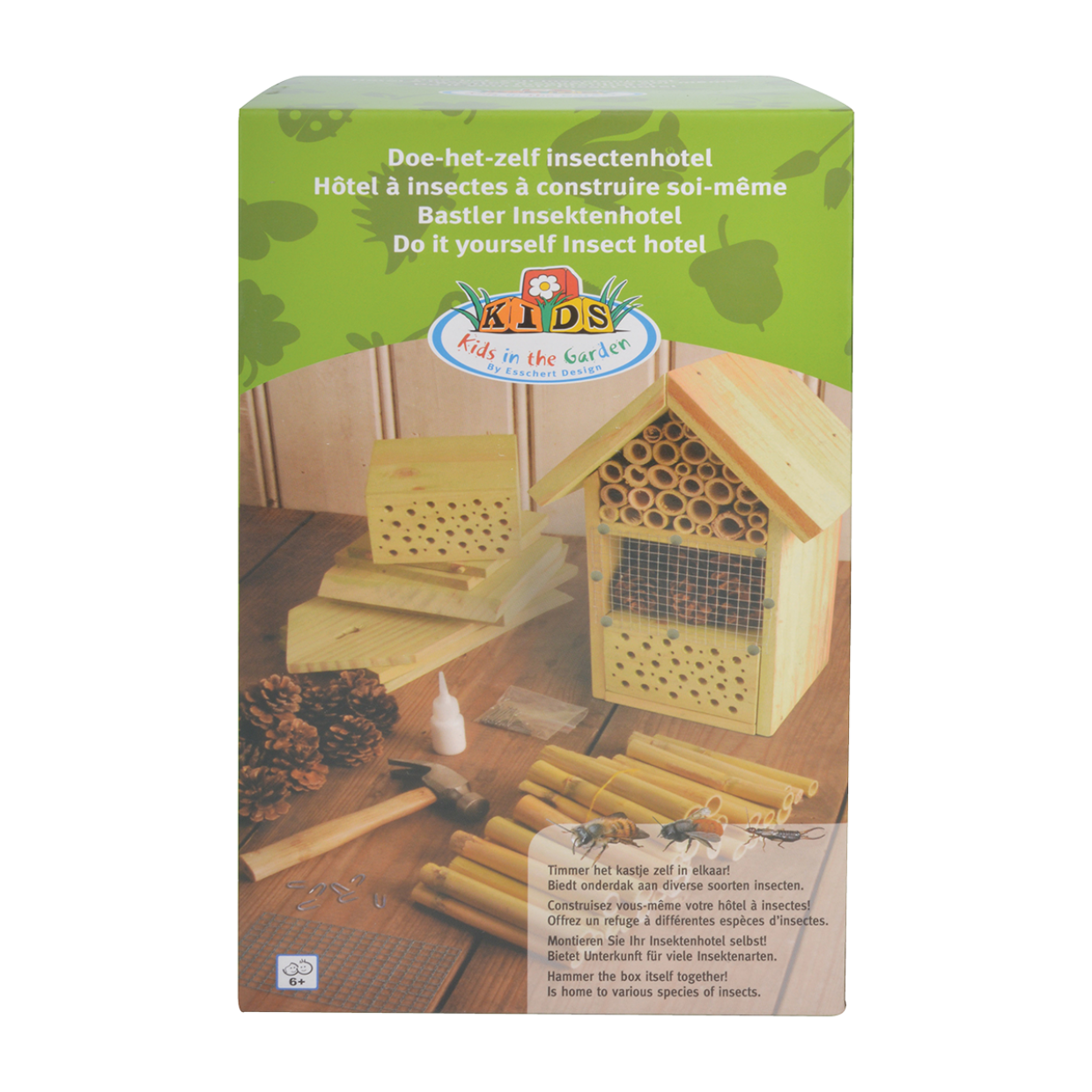 Esschert Design Set za sestavljanje hotela za žuželke - 1 set.