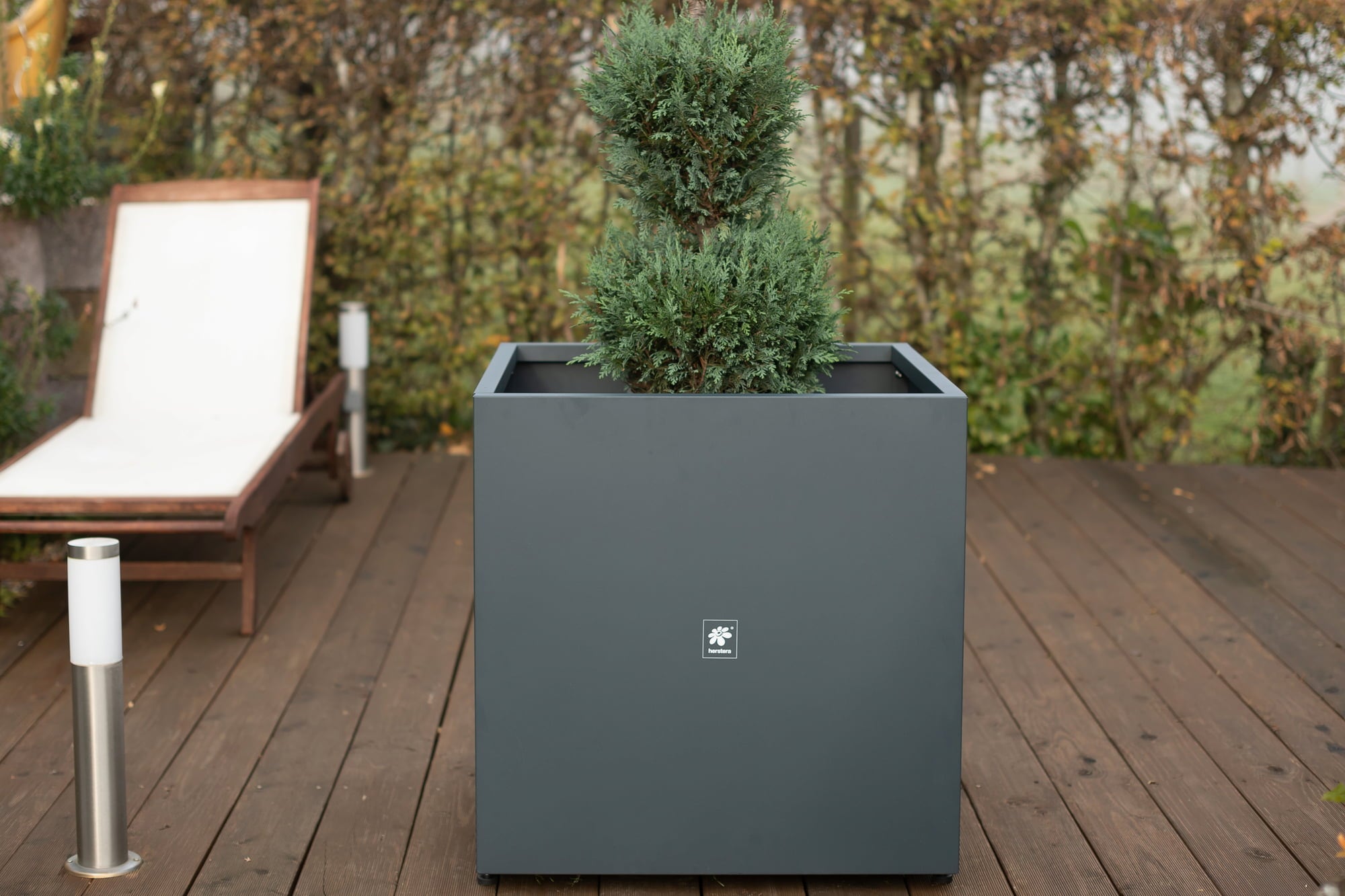 Herstera Jardinière Cube 70 x 70 x 70 - Anthracite