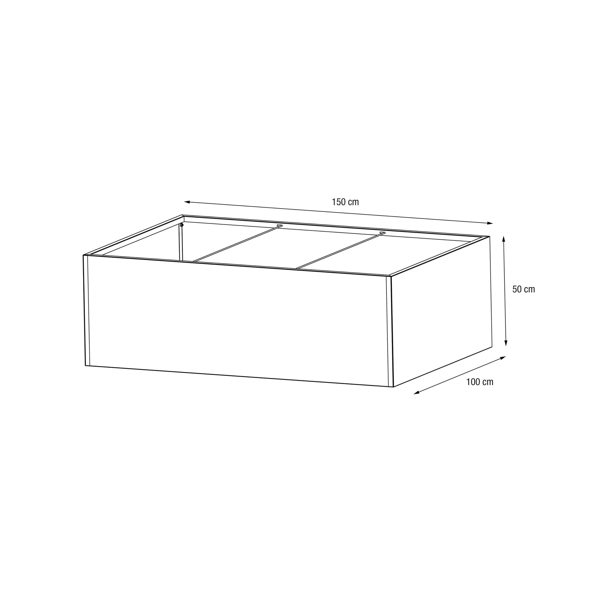 Herstera Carré Potager - 150x100x50 - 