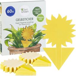 Own Grown Gele Stickers Tegen Rouwmuggen - 60 stuks