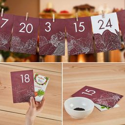 Calendario dell'Avvento con Semi - Erbe, Verdure e Frutta - 1 pz.