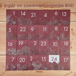 Calendario dell'Avvento con Semi - Erbe, Verdure e Frutta - 1 pz.